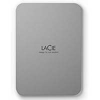 تصویر درایو موبایل LaCie، 2 ترابایت، هارد اکسترنال قابل حمل - Moon Silver، USB-C 3.2، برای PC و Mac، بازیافت پس از مصرف کننده، با برنامه Adobe All Apps (STLP2000400) LaCie Mobile Drive, 2TB, External Hard Drive Portable - Moon Silver, USB-C 3.2, for PC and Mac, Post-Consumer Recycled, with Adobe All Apps Plan (STLP2000400)