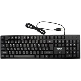 تصویر کیبورد تسکو مدل TK8005 با سیم 
