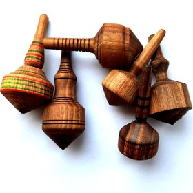 تصویر فرفره چوبی ( پکیج شش عددی) 