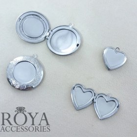 تصویر لاکت استیل 3 قاب پولیش خورده 