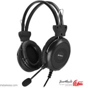 تصویر هدست باسیم ای فورتک مدل HU-30 ا A4Tech HU-30 Wired Stereo Headset A4Tech HU-30 Wired Stereo Headset