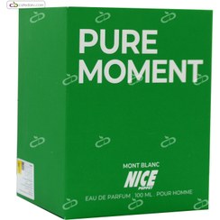 تصویر ادکلن مردانه یونیک مدل Pure Moment حجم 100 میل نایس Nice unique men's cologne, Pure Moment model, volume 100 ml