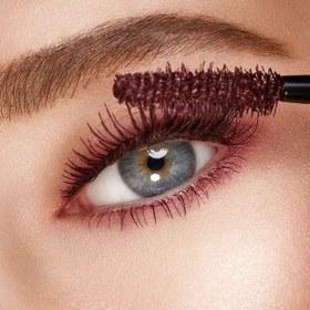 تصویر ریمل رنگی زرشکی 