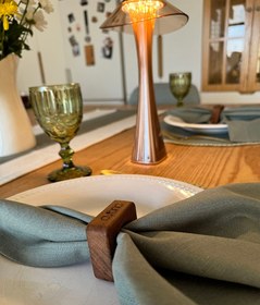 تصویر حلقه دستمال چوبی 