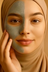 تصویر ماسک رُس سفید: روشن‌کننده و پاک‌کننده طبیعی پوست (۱۰۰ گرم) 