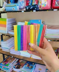 تصویر چوب بستنی رنگی 