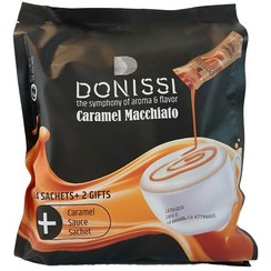 تصویر پودر قهوه فوری کارامل ماکیاتو دونیسی ۲ عدد ۷۰۰ گرم 