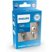 تصویر لامپ LED پایه آریایی W5W مدل PRO6000 فیلیپس – Philips (اصلی) Philips W5W LED 6000k