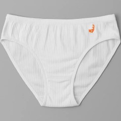 تصویر شورت زنانه اسلیپ لیفه پنبه ای سفید نیکوتن پوش 