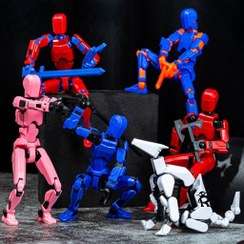 تصویر اکشن فیگور دامی ۱۳ سایز ۱۳ سانتی‌متر رنگ سفید 