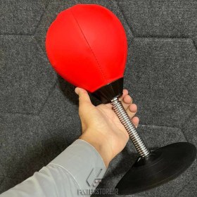 تصویر کیسه بوکس دیواری و رومیزی قرمز 