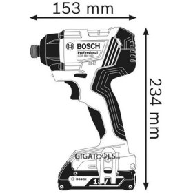 تصویر بکس شارژی 18 ولت بوش مدل GDR 180-LI Bosch GDR 180-LI Cordless Wrench