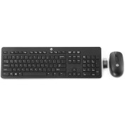 تصویر کیبورد و ماوس بی سیم اچ پی مدل Slim T6L04AA HP T6L04AA Slim Wireless Keyboard and Mouse