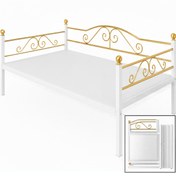 تصویر تخت مدل الگانت - تخت سنتی تخت حیاط تخت فلزی تخت نشیمن تخت بازشو تخت باغ تخت آهنی تخت فلزی سنتی تخت رستورانی تخت کافه ای تخت قهوه خانه ای فلزی فضاهای باز فرفورژه elegant