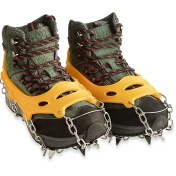 تصویر کرامپون زنجیر کفش یخ شکن کوهنوردی جفتی اسنوهاک | زرد 
