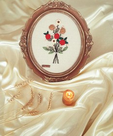 تصویر قاب گلدوزی پلی استر 