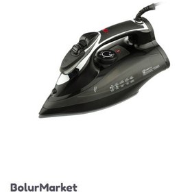 تصویر اتو بخار دستی مشکی فوما 3250 وات Fuma FU-2004 Black Hand Steam Iron 3250W