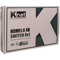تصویر سوئیچ 8 پورت HDMI کی نت مدل K-SWHD2008 بسته دو عددی 