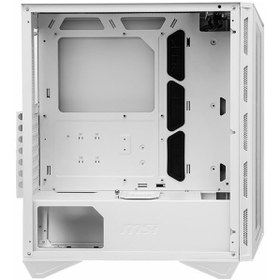 تصویر کیس کامپیوتر ام اس آی مدل MPG GUNGNIR 110R ARGB Mid Tower سفید MSI MPG GUNGNIR 110R ARGB Mid Tower White Computer Case