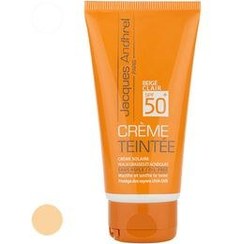 تصویر کرم ضد آفتاب رنگی ژاک آندرل پاریس SPF 50 مدل TEINTEE02 ‌مناسب برای پوست‌ چرب حجم 50 میلی‌لیتر 