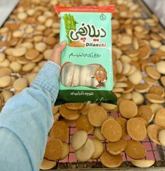 تصویر کلوچه طبیعی شکر قهوه ایی دیلانچی 18 عددی 