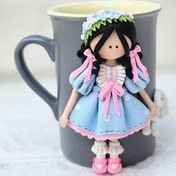 تصویر ماگ عروسکی دختر 