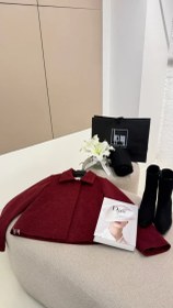 تصویر کت فوتر یقه شکاری 