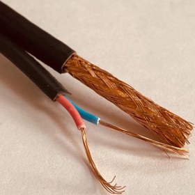 تصویر کابل کواکسیال ترکیبی RG59 رسا کابل با مغزی 0.7 شیلد 96 ResaCable RG59 Coaxial Cable with Power Cord