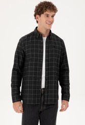 تصویر پیراهن مردانه مشکی یو اس پولو | 1107108 اورجینال 