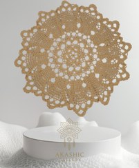 تصویر رومیزی گرد دست باف نورینا | آکاشیک گالری 