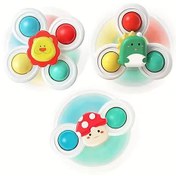 تصویر اسپینر جغجغه ای سه عددی حیوانات 