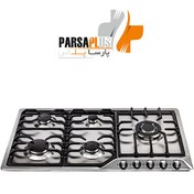 تصویر اجاق گاز استیل ۵ شعله درسا مدل رایا DG2200-5R Dorsa Steel Hob Model Raya