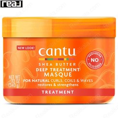 تصویر ماسك موی ترمیم كننده شی باتر كنتو 340 گرم Cantu Shea Butter Deep Treatment Masque 340 g