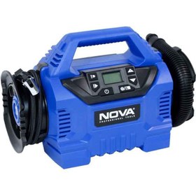 تصویر مینی کمپرسور فندکی نووا مدل 9162 Nova lighter mini compressor model 9162