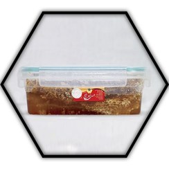 تصویر عسل با موم ارتفاعات کردستان 1 کیلوگرمی 