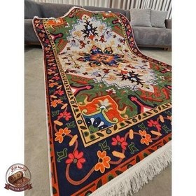 تصویر فرش ماشینی فرشینه طرح سنتی ابعاد دلخواه ضدلغزش 