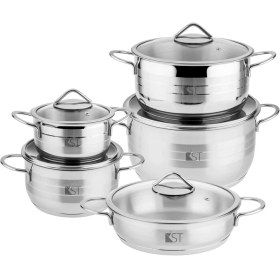 تصویر سرویس پخت و پز 10 پارچه کی اس تی مدل KST-5010 Cooking service 10 pieces KST model KST-5010