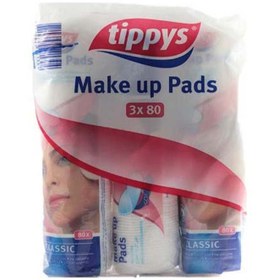 تصویر بسته ۳ عددی پد آرایشی (۳x۸۰ سانتی‌متر) برند tippys Pack Of 3 Make Up Pads (3x80 cm)