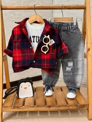 تصویر ست سه تیکه پسرانه کد:416 