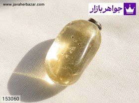 تصویر مدال سنگ سیترین شفاف یک کار فوق العاده زیبا کد 153060 