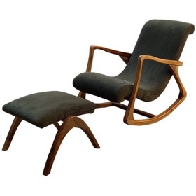 تصویر صندلی راک مدل M06 به همراه زیرپایی کن مدل 403704 