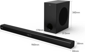 تصویر ساندبار 200 وات هایسنس مدل HS218 Hisense HS218 model Soundbar 200 watt