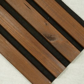 تصویر ترمو وال چوب طبیعی رنگ قهوه ای 280*50 