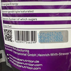 تصویر آمینو سولید جک لبز ۴۰۰ عددی 