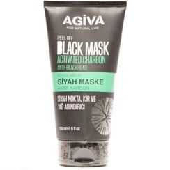 تصویر ماسک سیاه آگیوا 150 میلی لیتر Agiva Peel Off Black Mask 