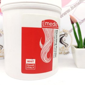 تصویر پودر دکلره سفید مدیا حجم 500 گرم media White bleaching powder 500 g