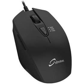 تصویر موس سیم دار سیبراتون مدل SM1515 mouse