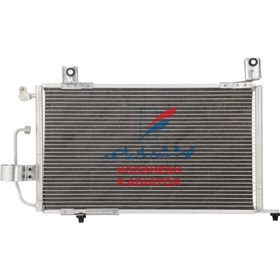 تصویر رادیاتور کولر پراید ۱-۸۷ کوشش رادیاتور تک لول آلومینیومی 