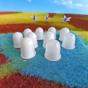 تصویر لیوان بادکش گرم سایز ۷۵ مقاوم و نسوز 