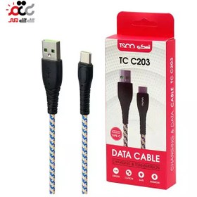 تصویر کابل USB به USB-C تسکو مدل TC C203 TSCO USB-Type C TCC 203